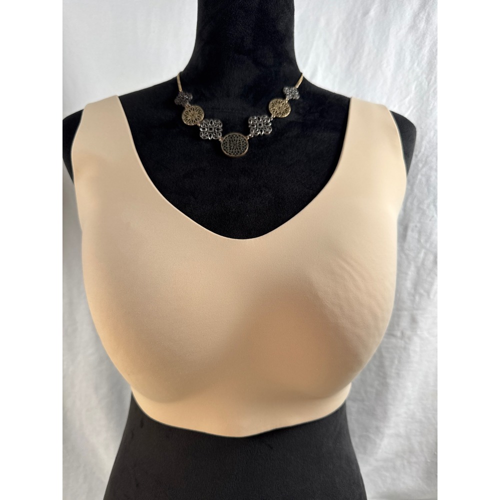 Women's Wacoal 852226 B-Smooth Seamless Wireless Bralette Bra XL Tan Nude Beige